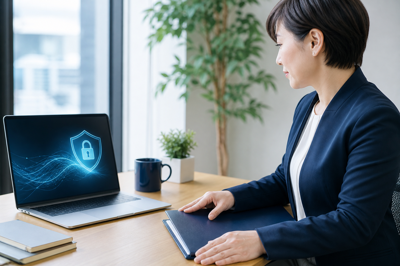 生成AIを利用する際に個人情報を保護する外国人雇用担当者